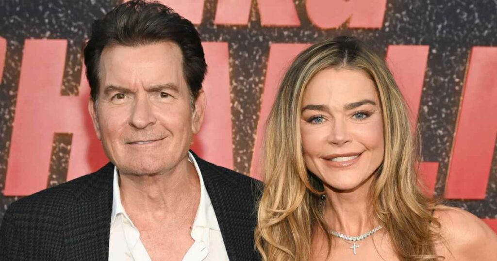 Charlie Sheen and Denise Richards Reunite at Premiere After Divorce