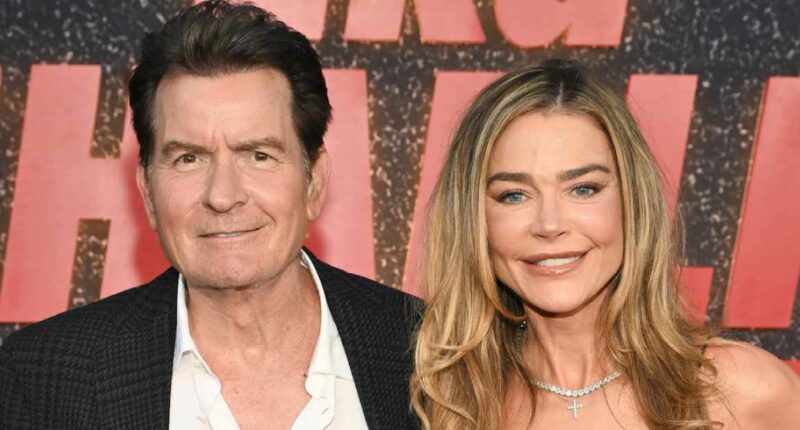 Charlie Sheen and Denise Richards Reunite at Premiere After Divorce