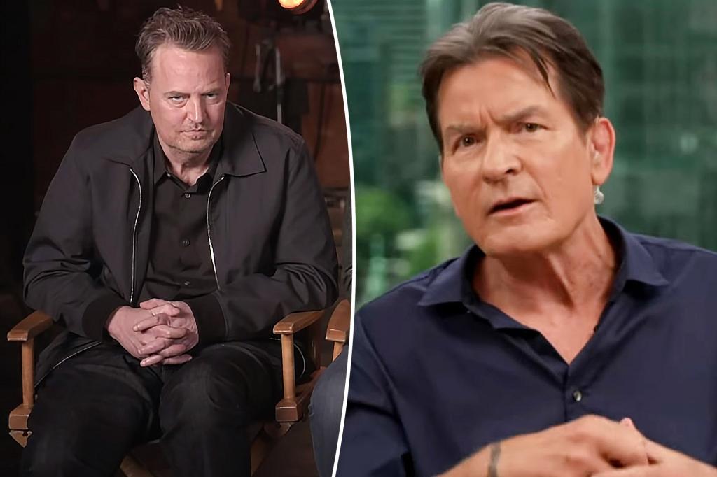 Charlie Sheen claims he ‘could tell’ Matthew Perry ‘wasn’t sober’ a year before shocking death