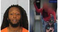 Decarlos Brown Jr.'s mugshot after he was arrested in connection with the fatal stabbing of Iryna Zarutska, a 23-year-old Ukrainian refugee.