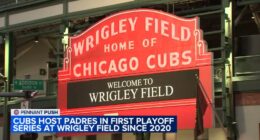 Chicago Cubs set to take on San Diego Padres in first MLB playoff game at Wrigley Field since 2020