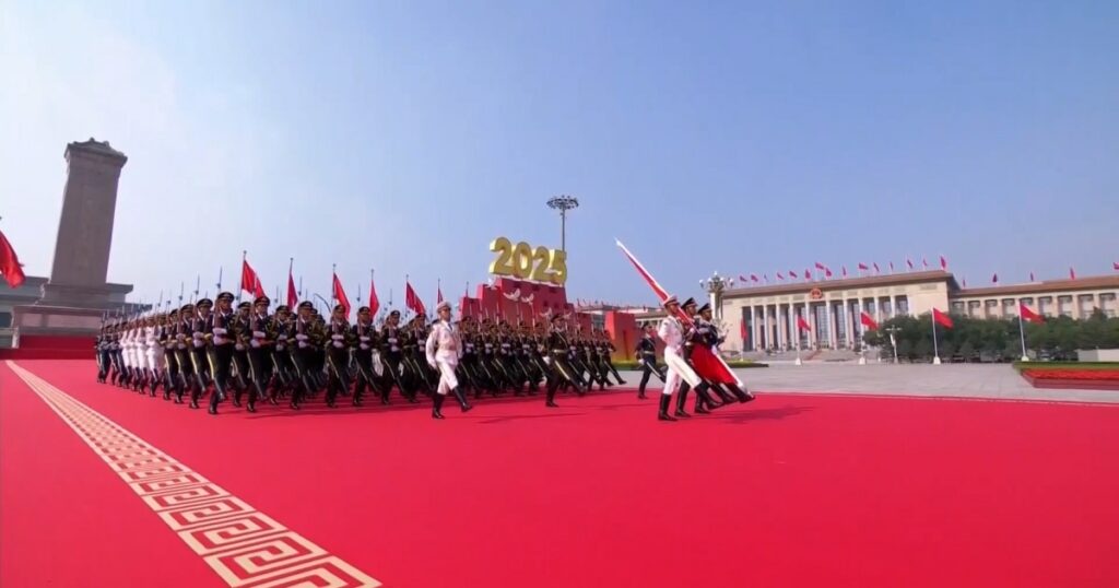 China puts on display of force with military parade
