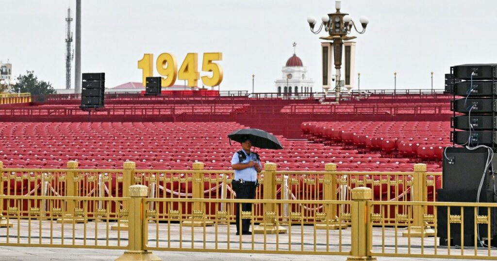 China to stage a 'show of force' with grand military parade attended by Putin and Kim Jong Un