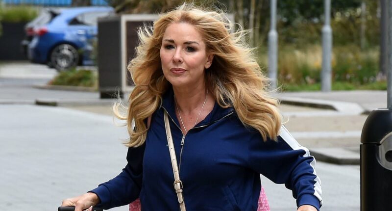 Claire Sweeney returns to work following Ricky Hatton's death