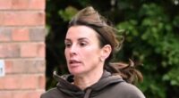 Coleen Rooney works up a sweat in Alo on a run in leafy Cheshire