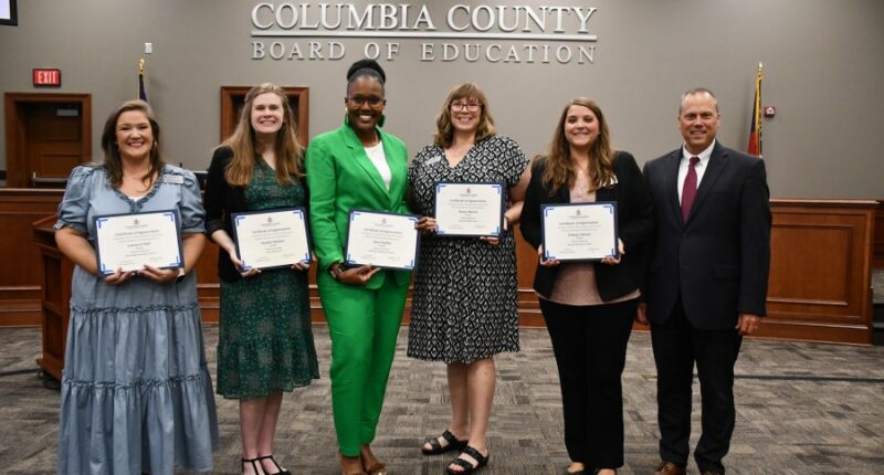 Columbia County School District names finalists for 2025-2026 Teacher of the Year
