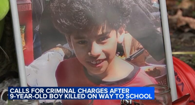 Community calls for charges after 9-year-old Anakin Perez hit, killed by car outside McNair Elementary School on Walton Street