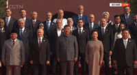 Daniel Andrews is among the world leaders in Beijing.