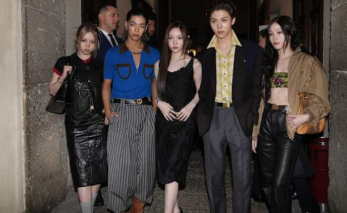 Dario Vitale debuts as Versace creative director in 'intimate' event with VIPs and sex-charged looks