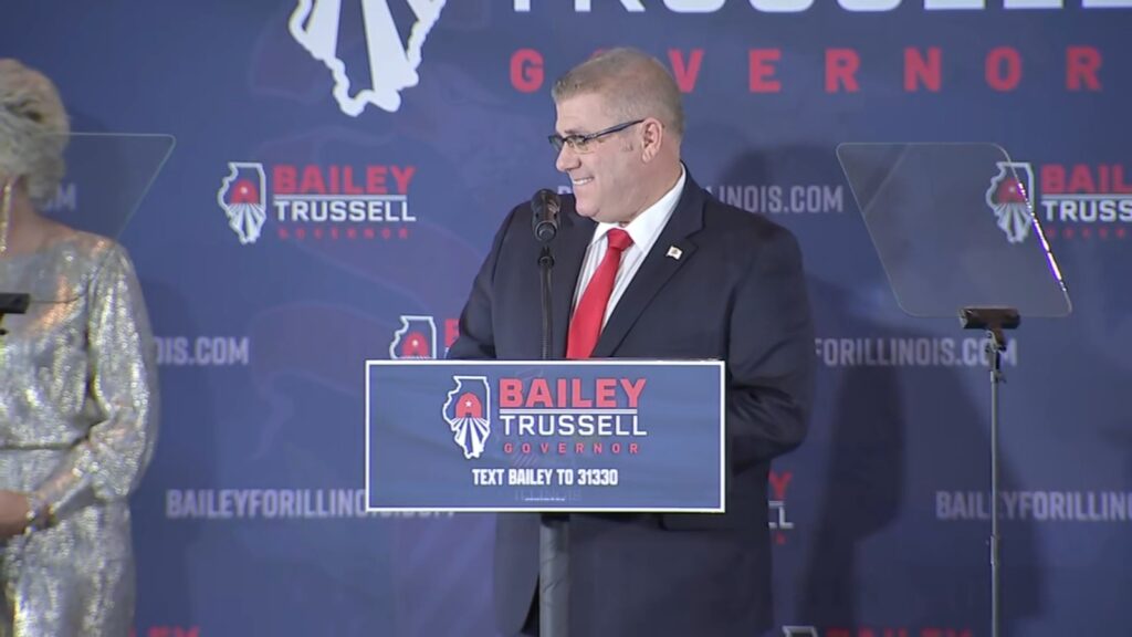 Darren Bailey to take on Gov. JB Pritzker again in 2026 Illinois governor race, with Aaron Del Mar as running mate
