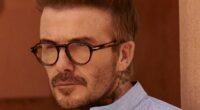 David Beckham pulls brooding poses to launch new eyewear collection