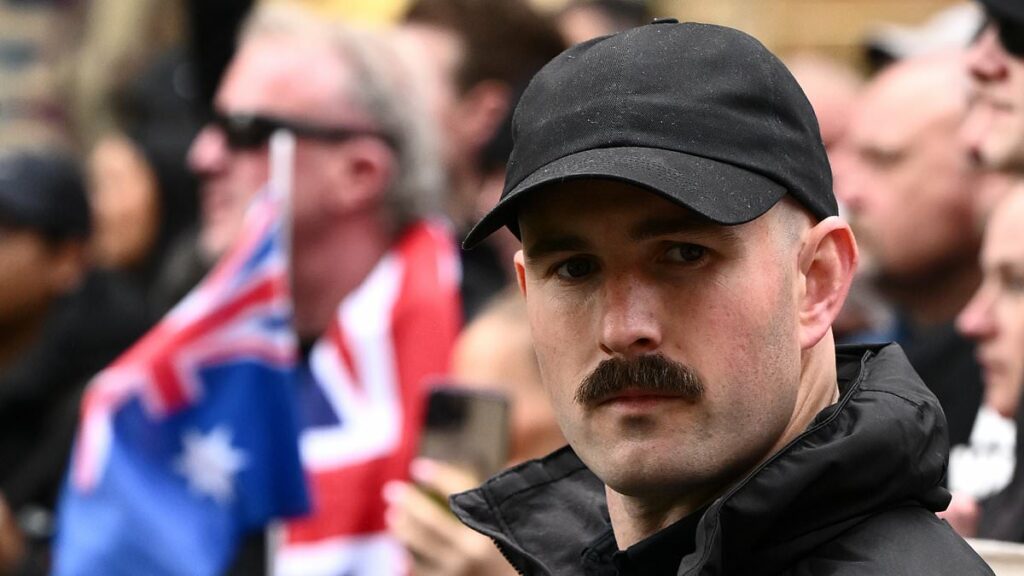 Deport Thomas Sewell NOW: Aussies demand neo-Nazi leader is sent back to his own country as petition reaches 45,000 signatures in just three days - as immigration minister issues blunt response