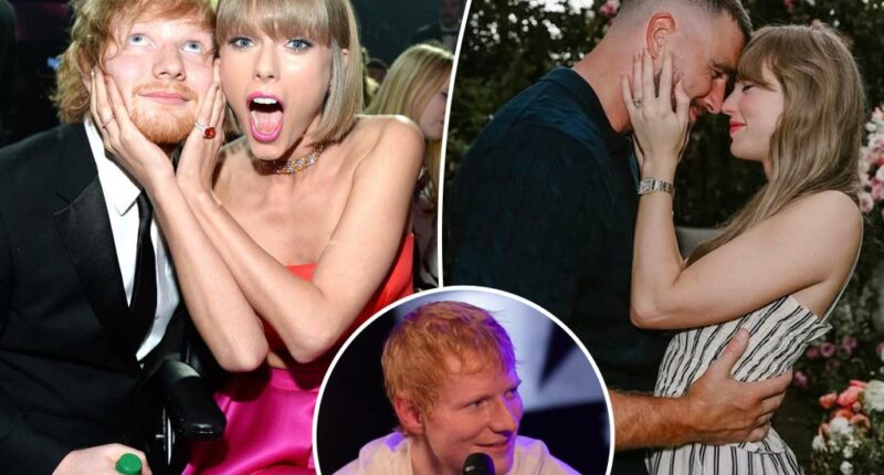 Ed Sheeran admits he found out about pal Taylor Swift’s engagement to Travis Kelce on Instagram ‘like everyone else’