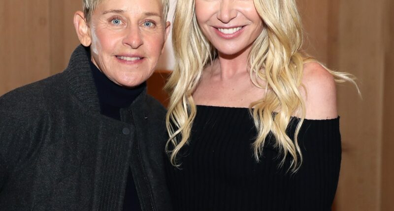 Ellen DeGeneres Debuts Darkest Hair Yet During Rare Public Outing