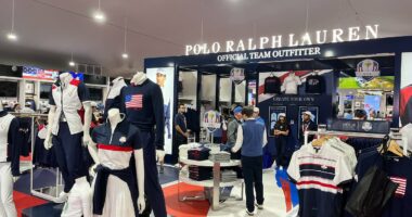 Eye-watering cost of Ryder Cup merchandise: Chopping boards, designer handbags and the 74,000-square-foot superstore