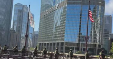 Federal agents swarm downtown Chicago in show of force