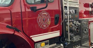 Firefighters battle three combine fires in Nokomis; Fire Chief urges caution