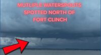 Flooding, waterspouts reported in Fernandina Beach