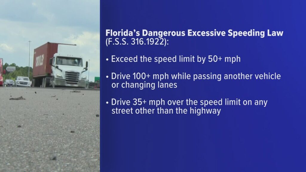Florida enforces tougher penalties for excessive speeding