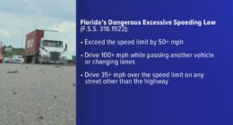 Florida enforces tougher penalties for excessive speeding