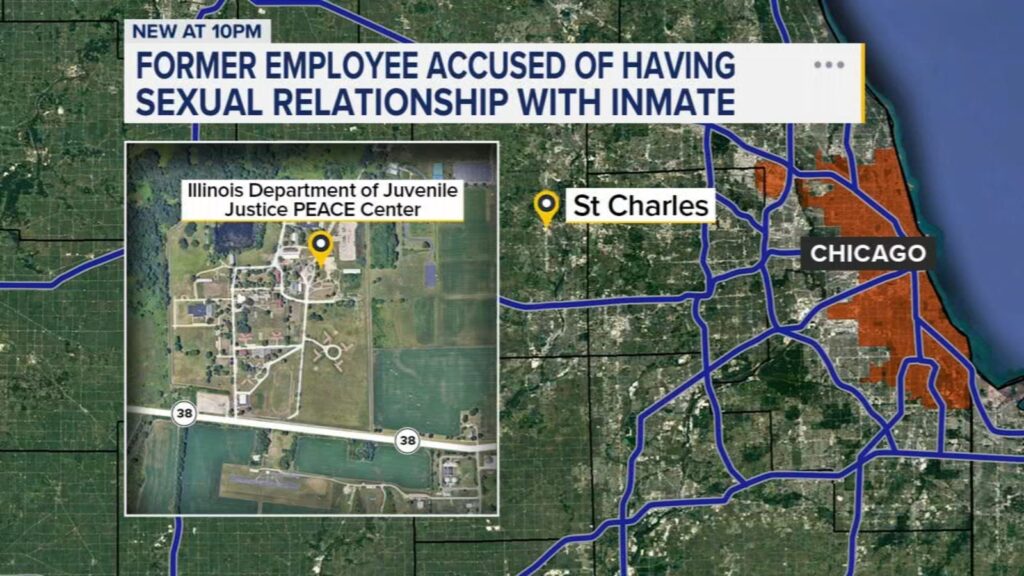 Former Illinois youth center employee Bryana Phelan charged for sexual relationship with inmate at PEACE Center at St. Charles