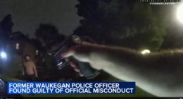 Former Waukegan Police Department Officer Dante Salinas convicted of misconduct, battery will now face charges in deadly shooting