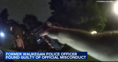 Former Waukegan Police Department Officer Dante Salinas convicted of misconduct, battery will now face charges in deadly shooting