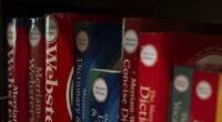 Dictionaries are displayed for sale at Powell's Books on Thursday, Sept. 18, 2025, in Portland, Ore. (AP Photo/Jenny Kane)