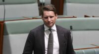 Shadow Minister for Home Affairs Andrew Hastie, in the House of Representatives, at Parliament House in Canberra on Monday 1 September 2025. fedpol Photo: Alex Ellinghausen