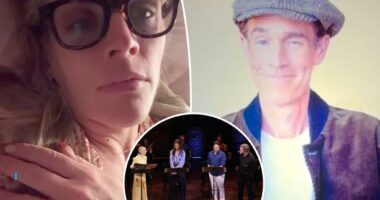Heartbroken Busy Philipps tears up over cancer-stricken James Van Der Beek missing ‘Dawson’s Creek’ reunion