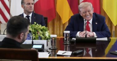 Hilarious Moment Where Macron Finds Out Who's Boss When Trump Is in Town in NYC