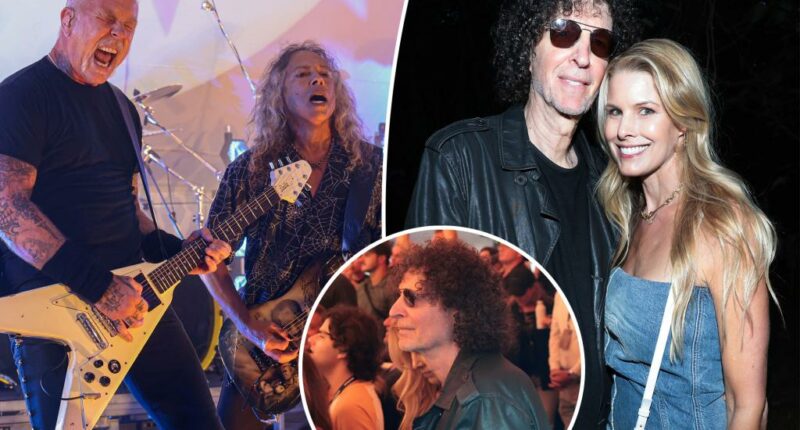 Howard Stern rocked out at Metallica’s SiriusXM show in Hamptons days before postponing return to the air