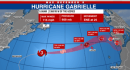 Hurricane Gabrielle prompts warning; 2 tropical waves likely to develop