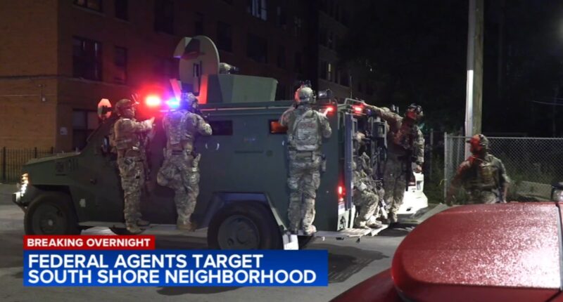 ICE in Chicago: Federal agents surround South Shore apartment building as DHS requests military deployment to Illinois