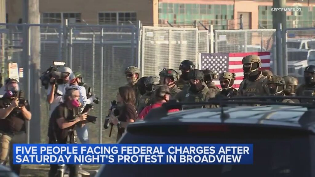 ICE in Chicago protest: Neurodivergent man among 4 charged after clash at Broadview ICE facility, supporters say