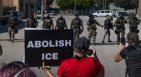 ICE protesters clash with federal agents in Chicago
