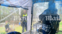 Images of accused gunman Dezi Freeman being arrested