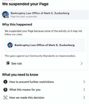 Indiana lawyer Mark Zuckerberg to sue Facebook: court docs