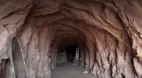 Secret cave inside Warren Jeffs' home