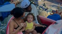 JALEN GREEN AND DRAYA MICHELE TAKE DAUGHTER LYGYHT TO DISNEYLAND