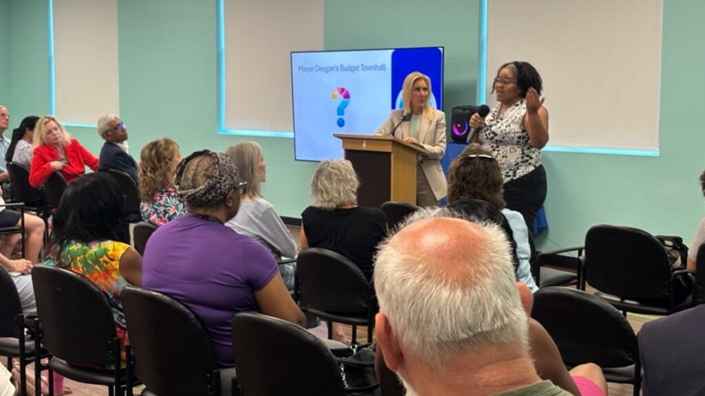 Jacksonville mayor holds town hall on budget proposal