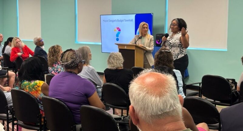 Jacksonville mayor holds town hall on budget proposal