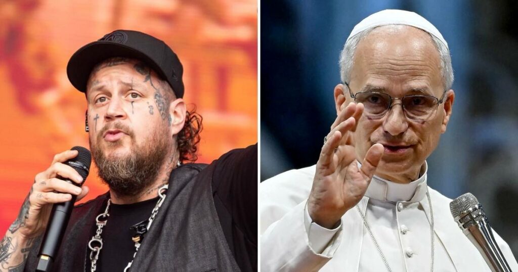 Jelly Roll Celebrates After Meeting Pope Leo XIV