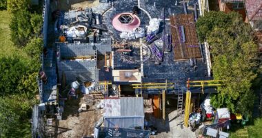 Karl and Jasmine Stefanovic's $4.5 million rebuild is powering ahead
