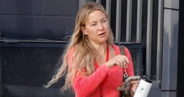 Kate Hudson, 46, goes makeup-free after gym session