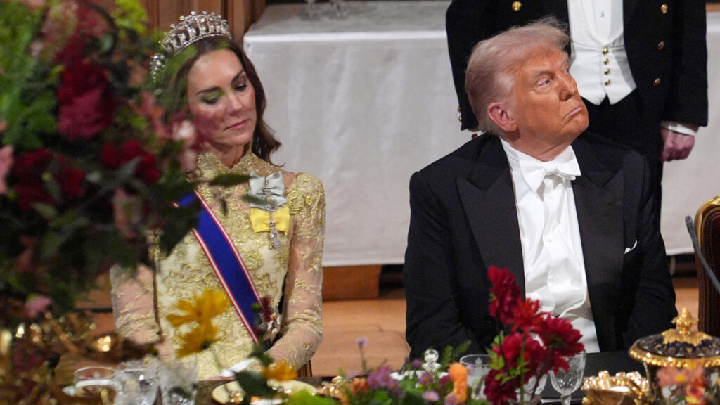 Kate Middleton's Front Row Seat To Trump's Dinner Manners Has Everyone Feeling For Her