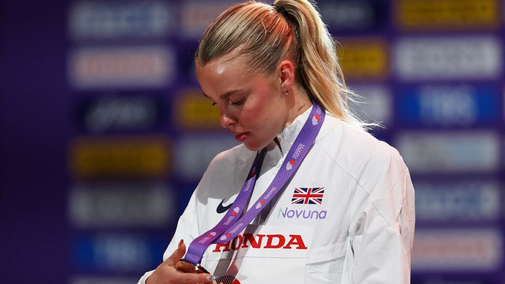 Keely Hodgkinson rues 'S***SHOW' injury-hit season as she is pipped to silver by Team GB teammate Georgia Hunter-Bell