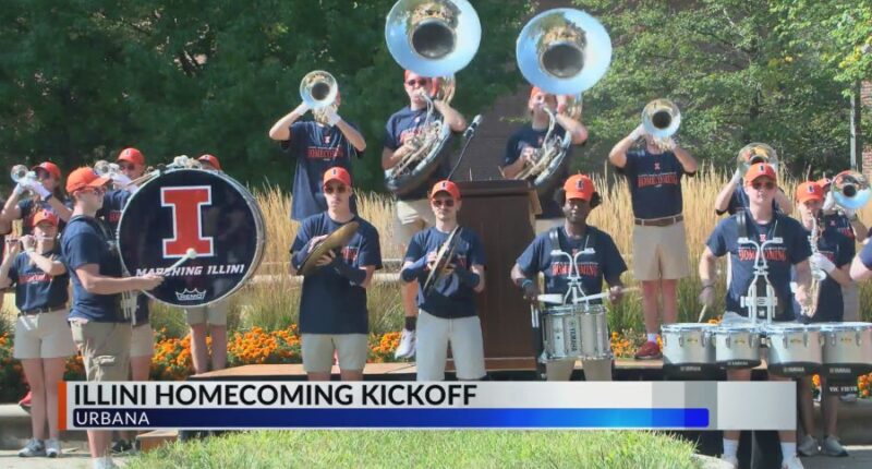 Kicking off Homecoming in true Illini style