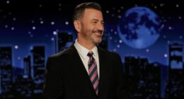 Kimmel takes on Carr, Trump in tearful return to late night