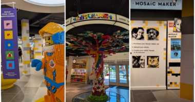Legoland Florida reopens expanded LEGO shop with personalized minifigure station, mosaic maker